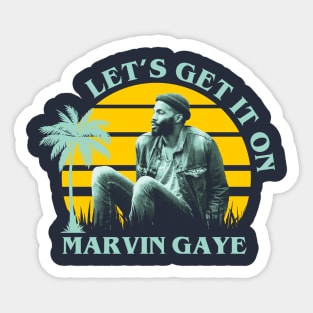 Marvin Let's Get It On Mint Sticker